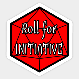 Roll for Initiative Sticker